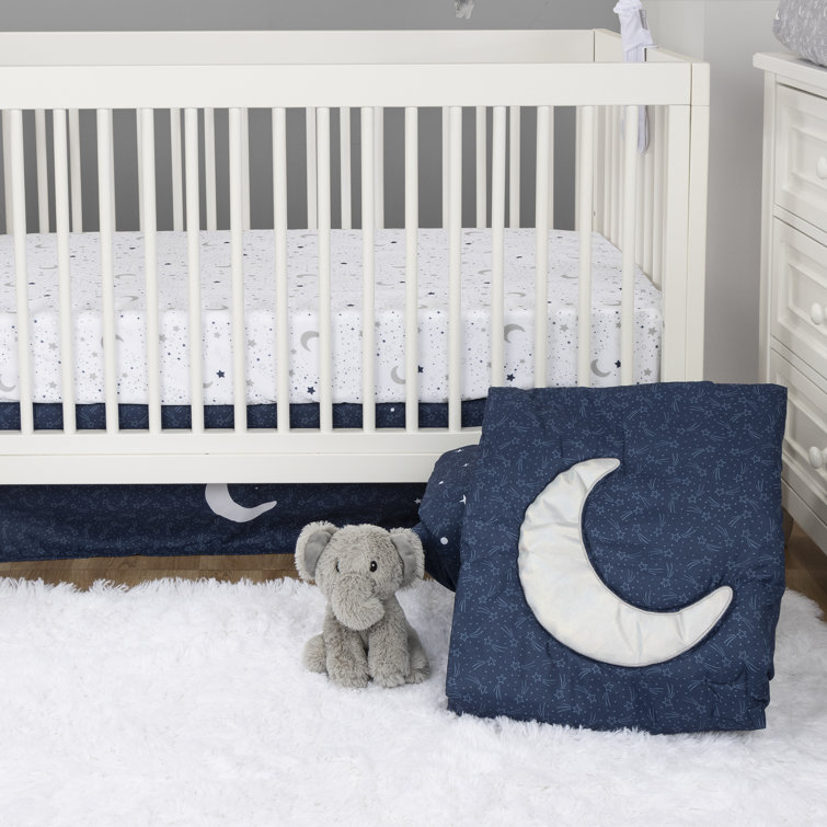 Navy cot bedding sale